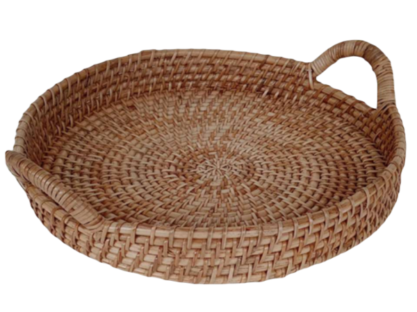 Cane Tray with Designer Handle