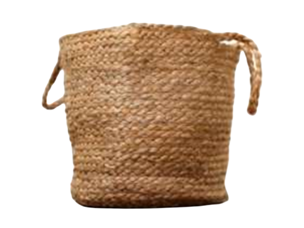 Jute and chindi baskets